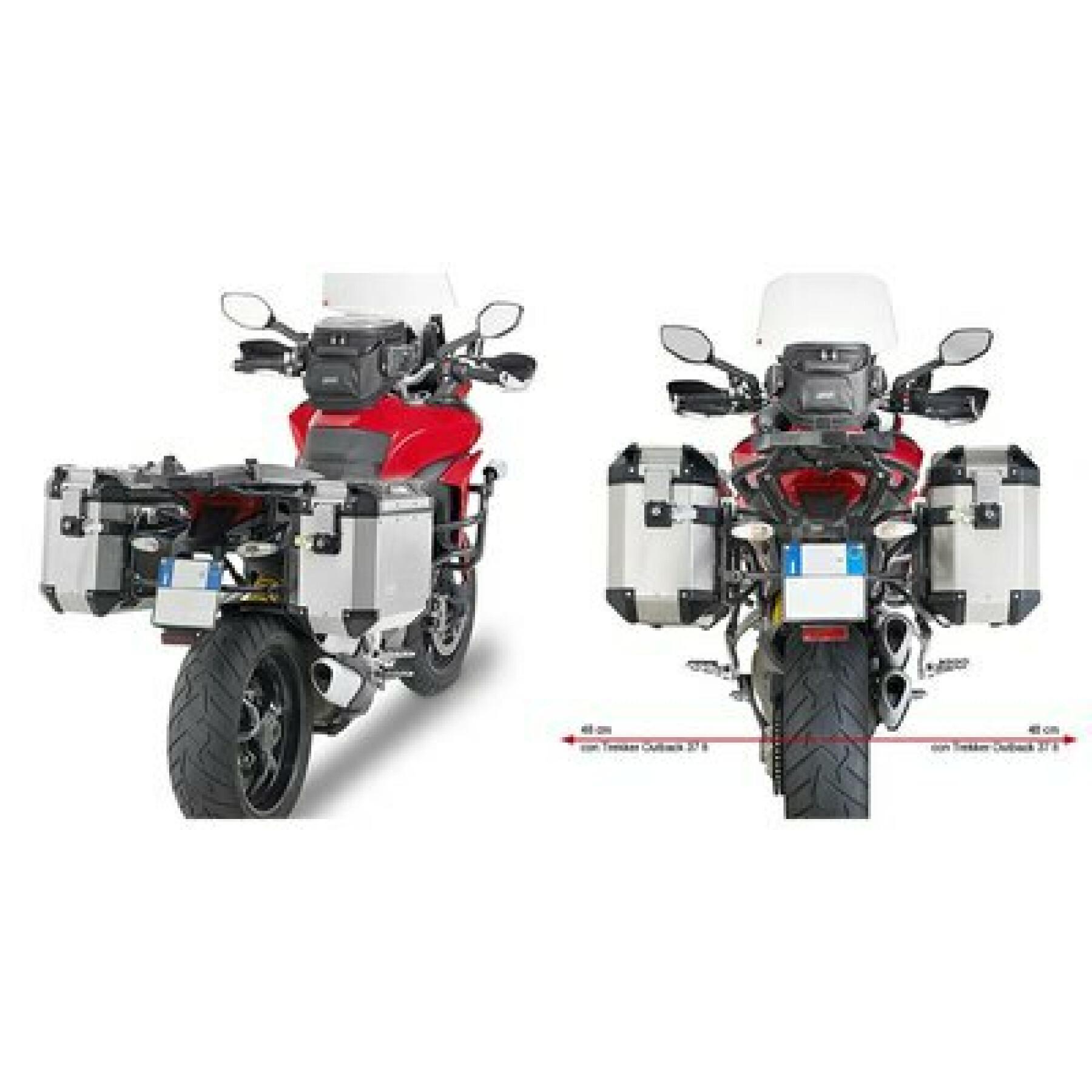 Wspornik kufra bocznego motocykla Givi Monokey Cam-Side Ducati Multistrada 1200 (15 À 18)