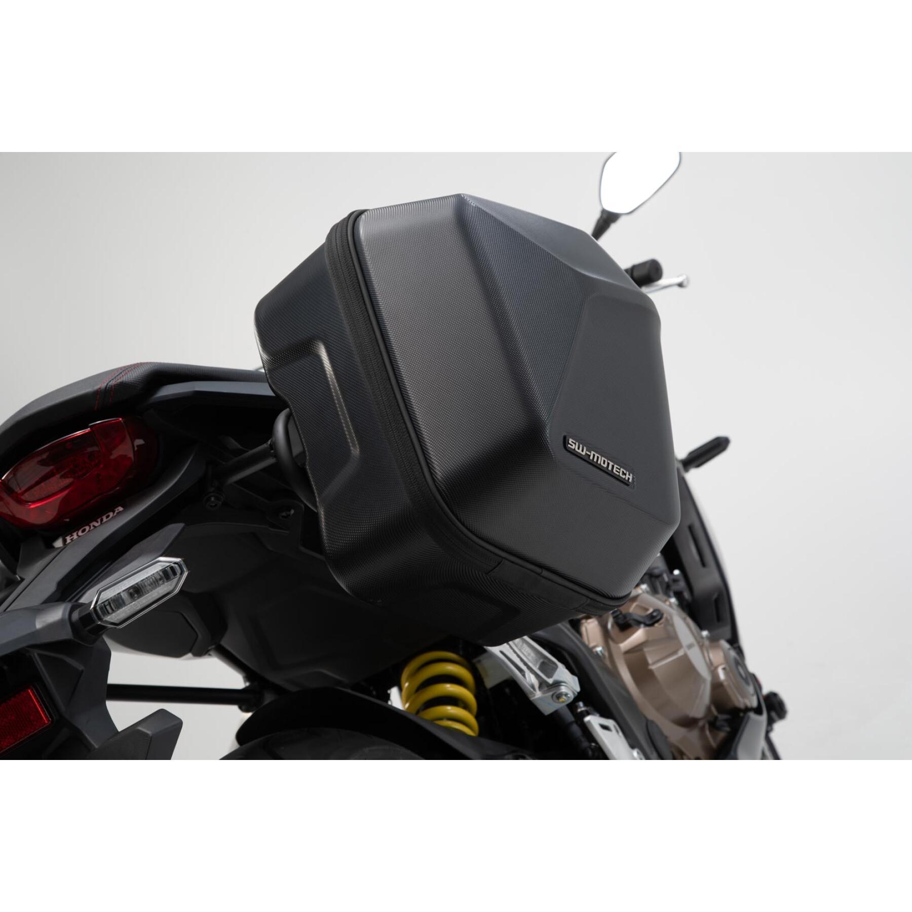 Zestaw kufrów bocznych do motocykli SW-Motech URBAN ABS 2x 16,5 l.Honda CBR650R / CB650R (18-).