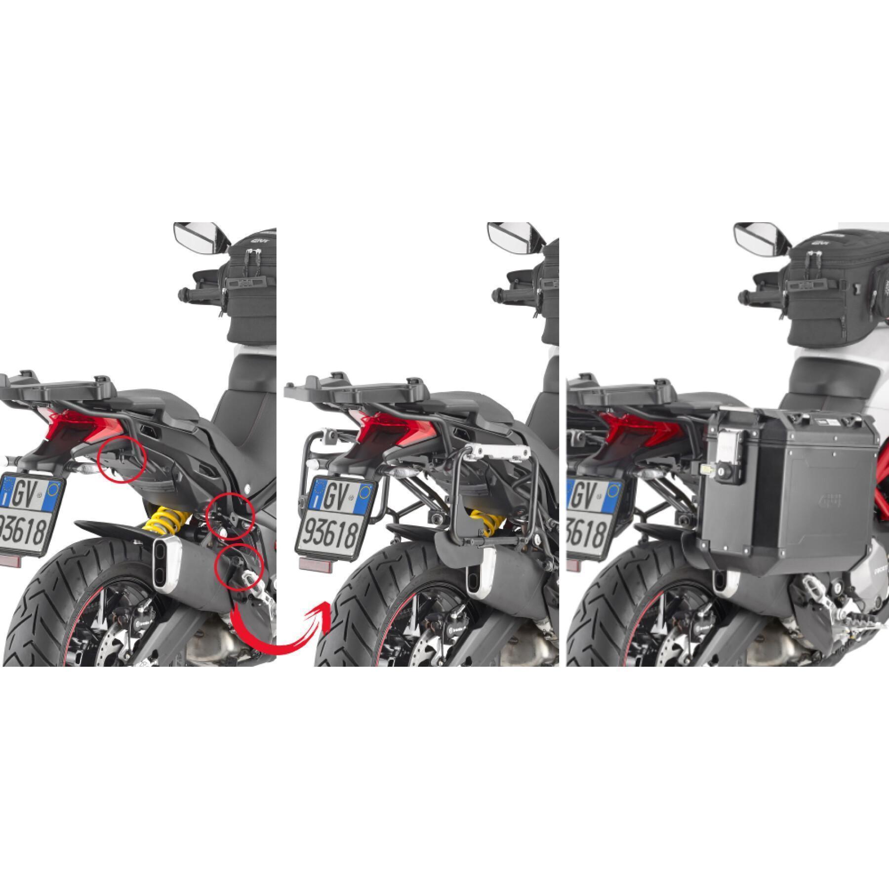 Szybki uchwyt na kufry motocyklowe Givi Pl One Fit Givi Monokey Cam-Side Ducati Multistrada 950 S (19 À 20)