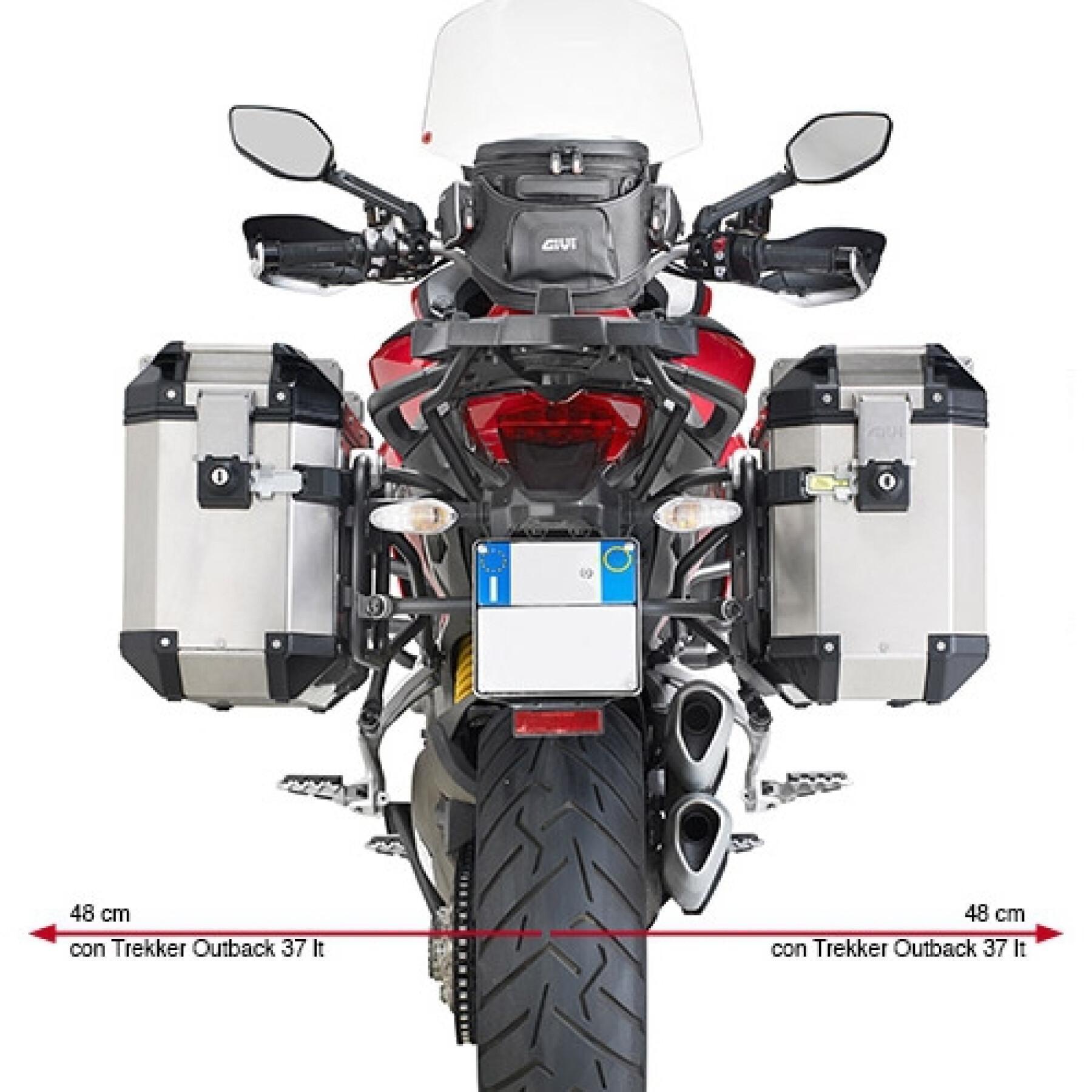 Wspornik kufra bocznego motocykla Givi Monokey Cam-Side Ducati Multistrada 1200 (15 À 18)