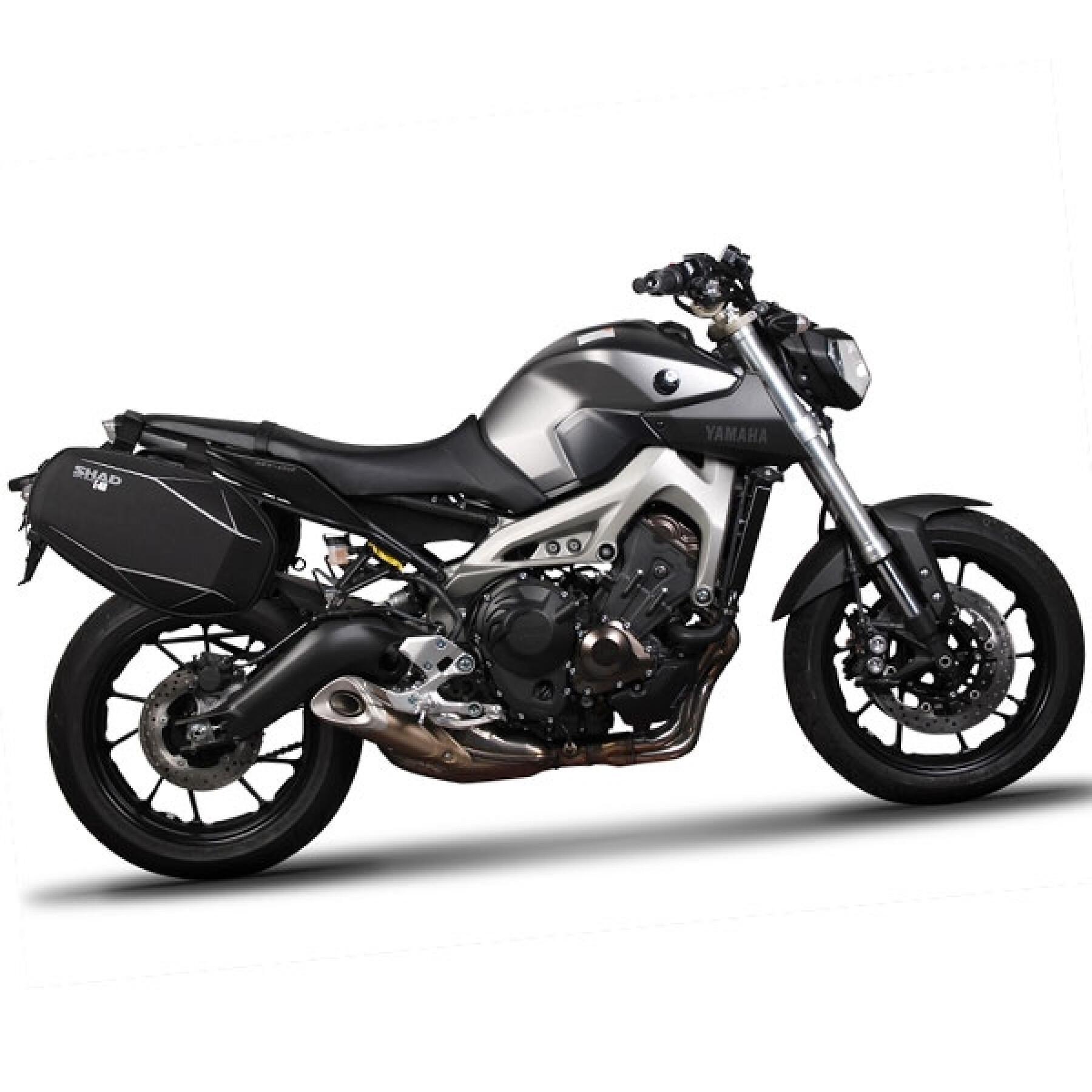 dystanse do sakw motocyklowych Shad Yamaha MT 09 (13 do 19)