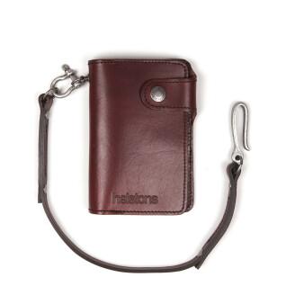 Skórzany portfel motocyklowy Helstons moon wallet + lacet